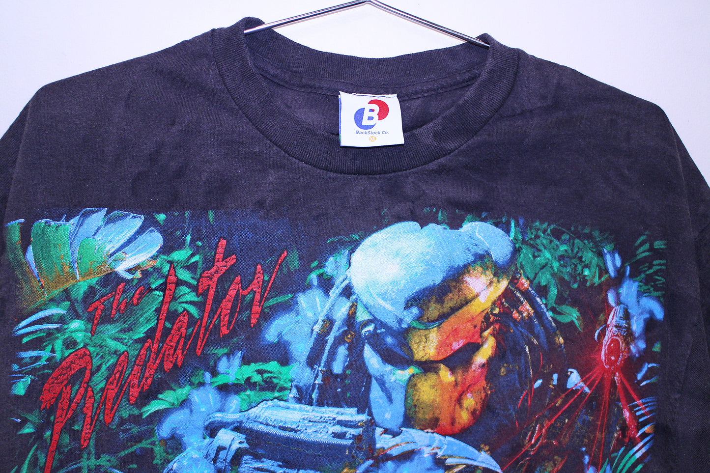 The Predator on heavy faded BSC tee (XL)