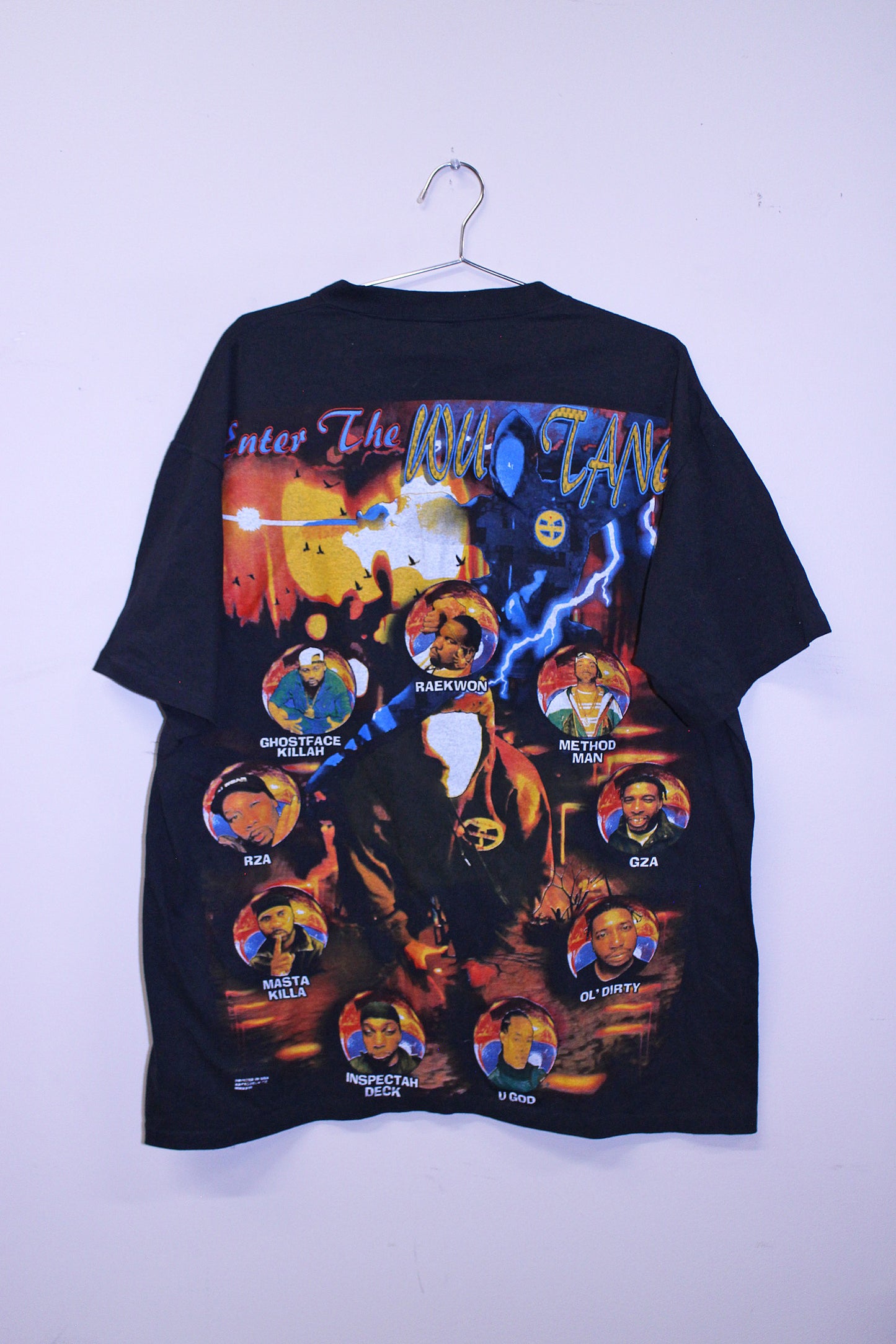 Wu Army on vintage single stitch DUKE tee (XL)