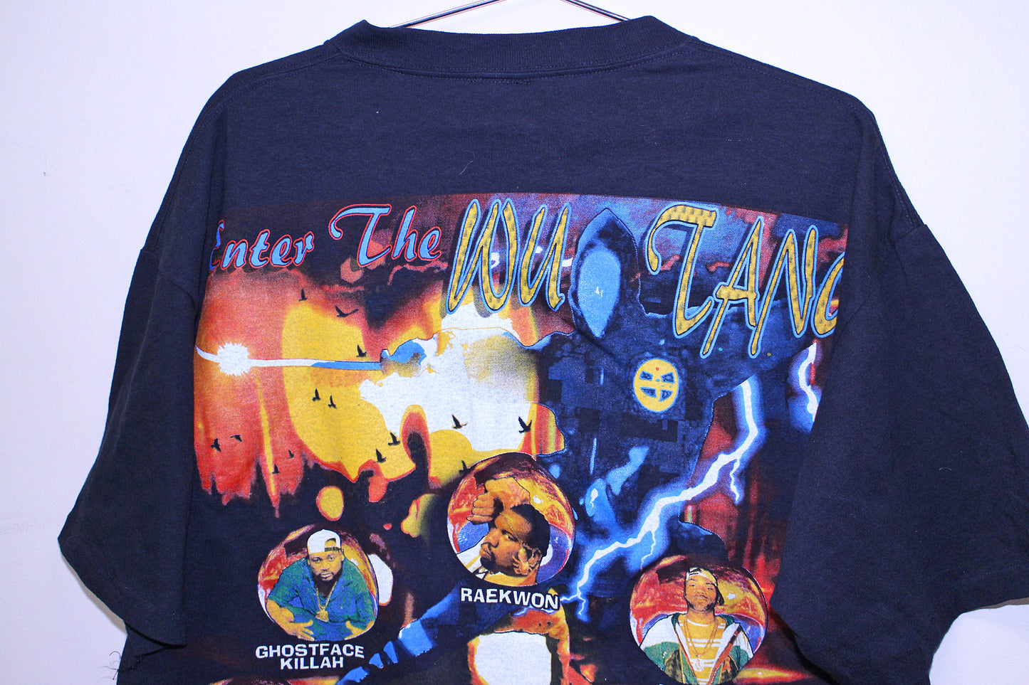 Wu Army on vintage single stitch DUKE tee (XL)