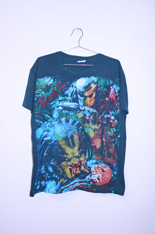 The Predator on vintage single stitch FOTL green tee (XL)