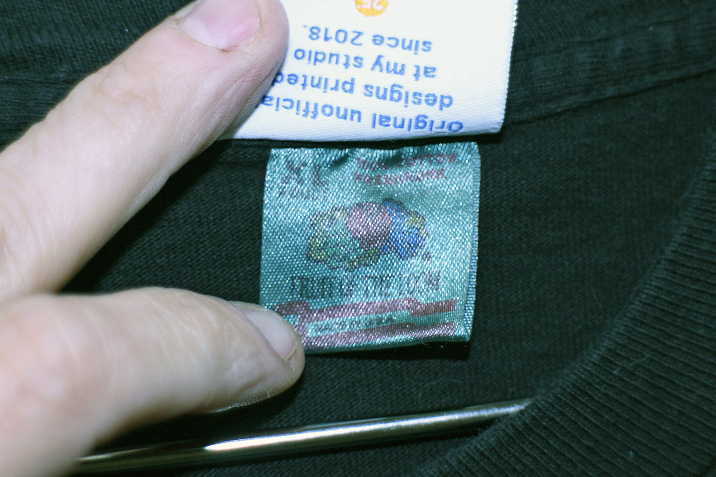 BTNH on vintage single stitch FOTL black tee (XL)