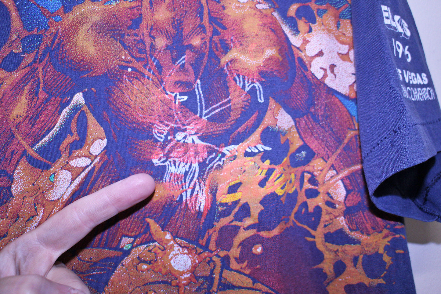 Fantastic 4 on single stitch ELKs shirt *print over* (XL)