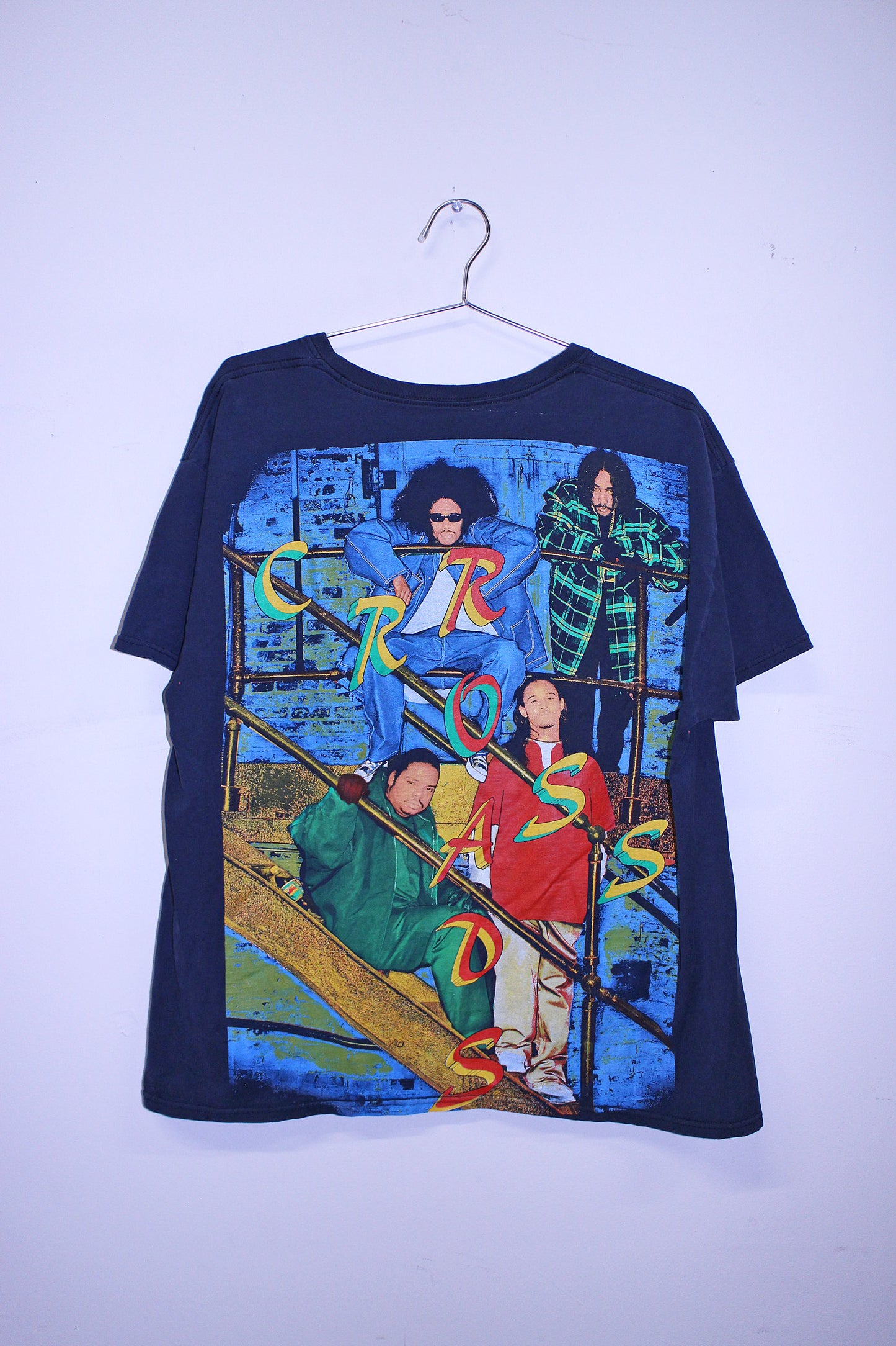 BTNH on faded FOTL black tee (L)