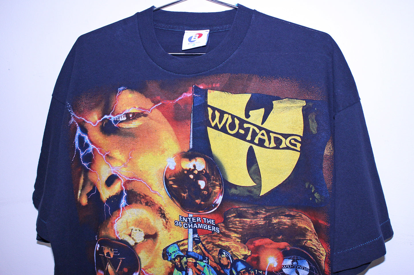 Wu Army on vintage single stich FOTL shirt (XXL)
