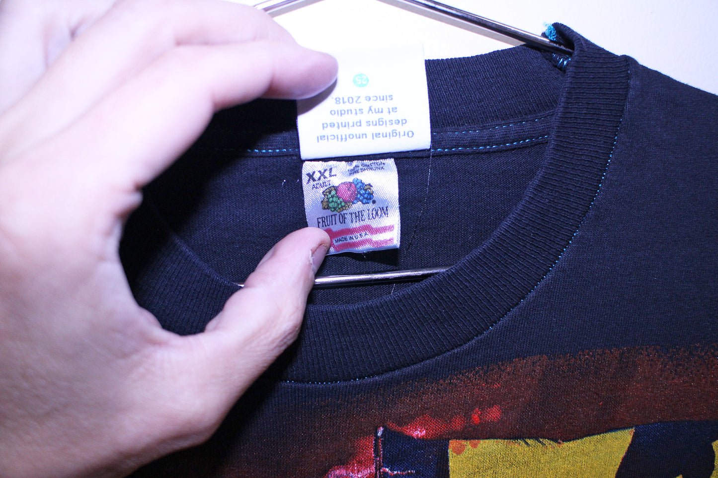 Wu Army on vintage single stich FOTL shirt (XXL)