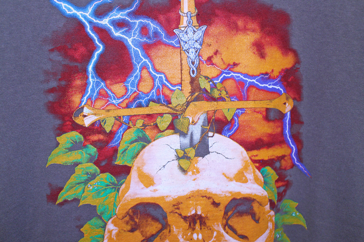 LOTR on single stitch vintage green tee 1/1 (L)