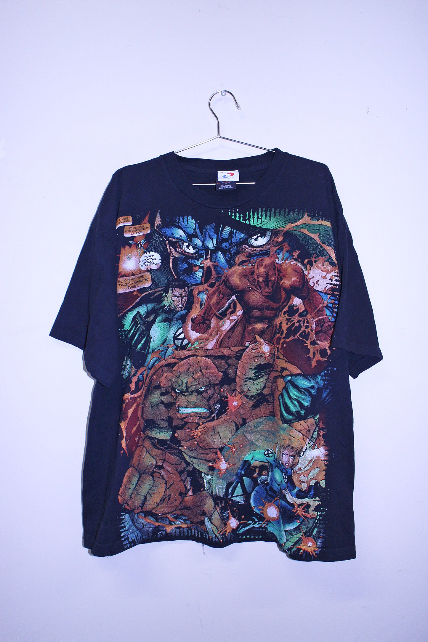 Fantastic 4 on vintage Harley Davidson single stitch tee (XXL)