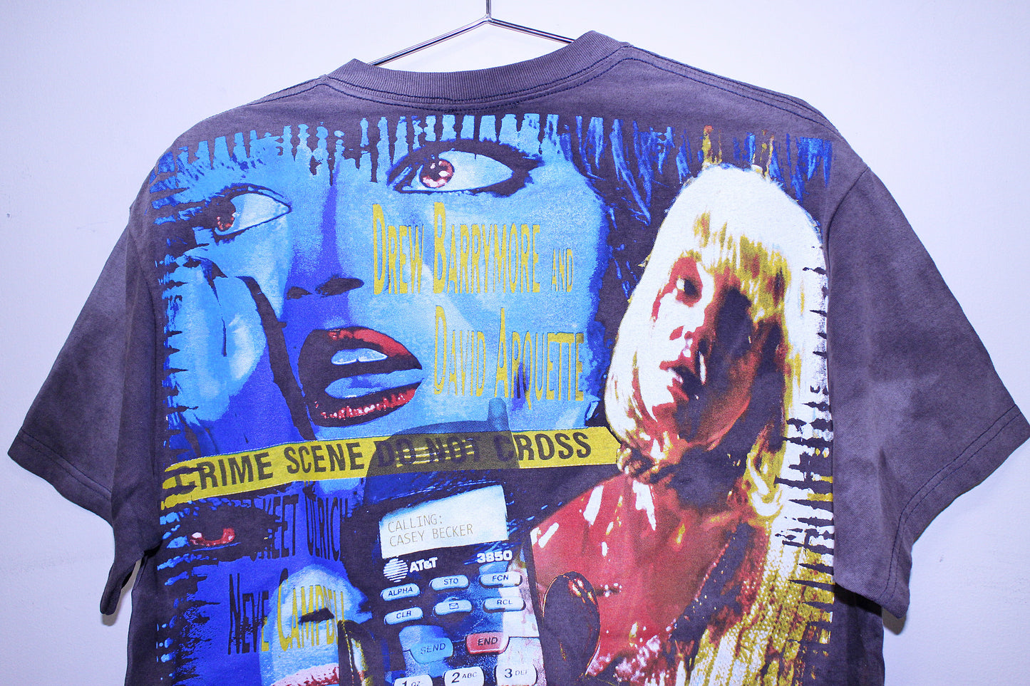Ghostface on heavy faded BSC tee (L)