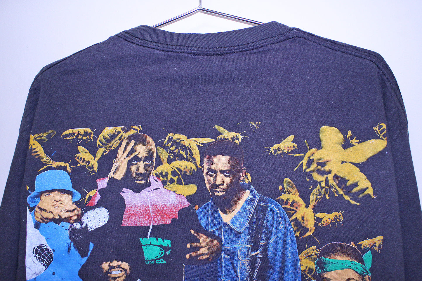 Wu Killa Bees on faded BSC longsleeve