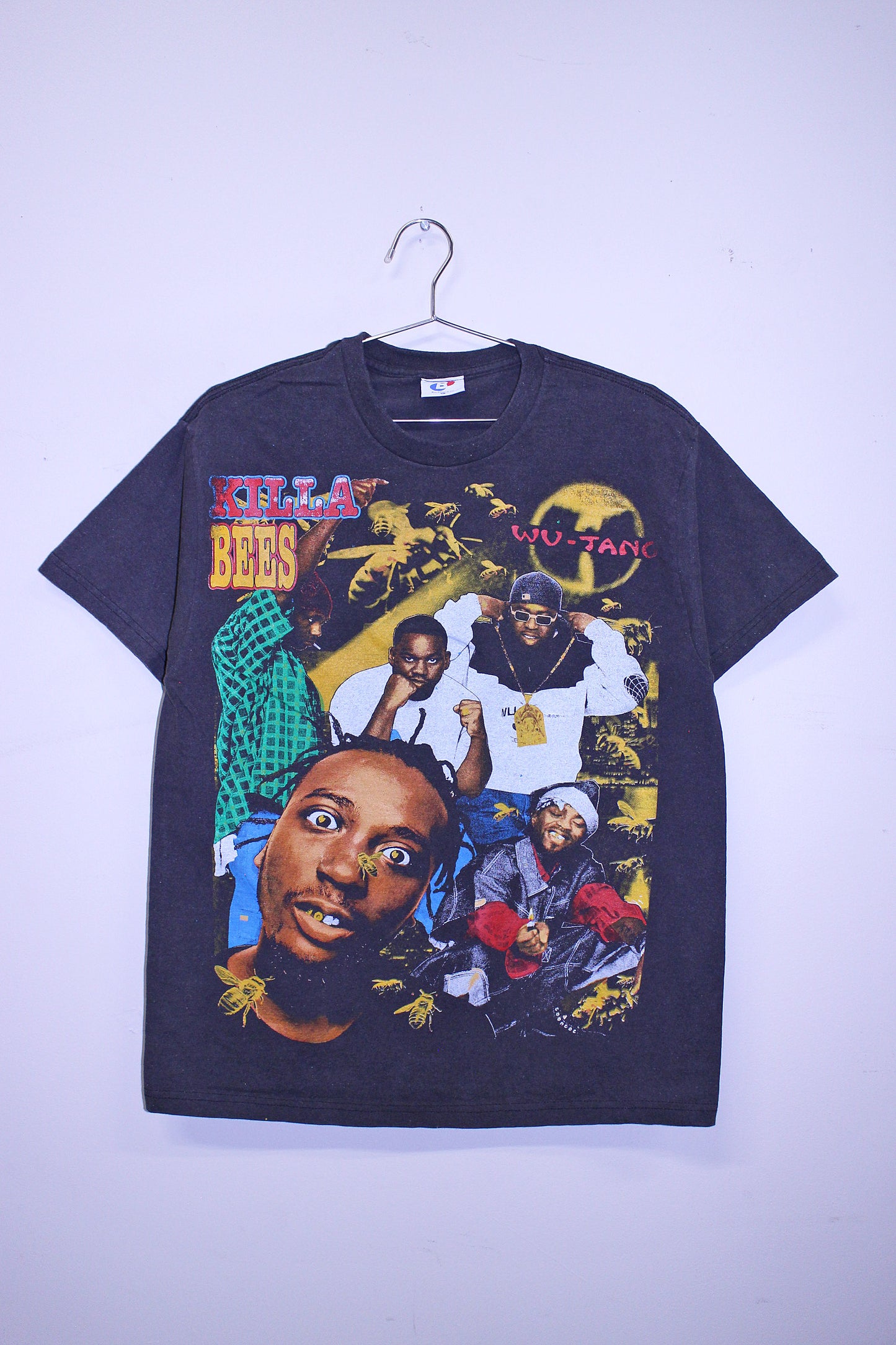 Wu Killa Bees on faded BSC tee (L)