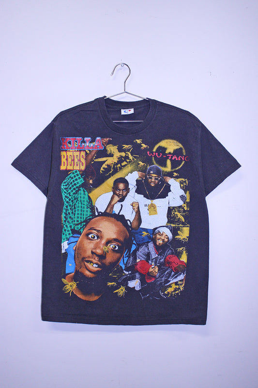Wu Killa Bees on faded BSC tee (L)