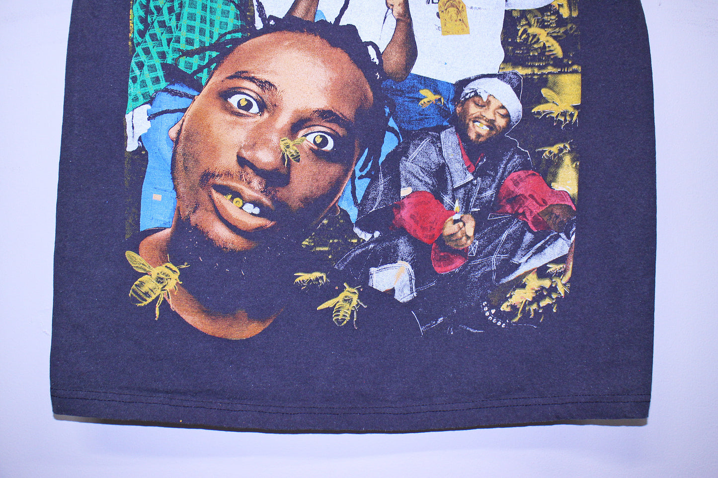 Wu Killa Bees on faded BSC tee (L)
