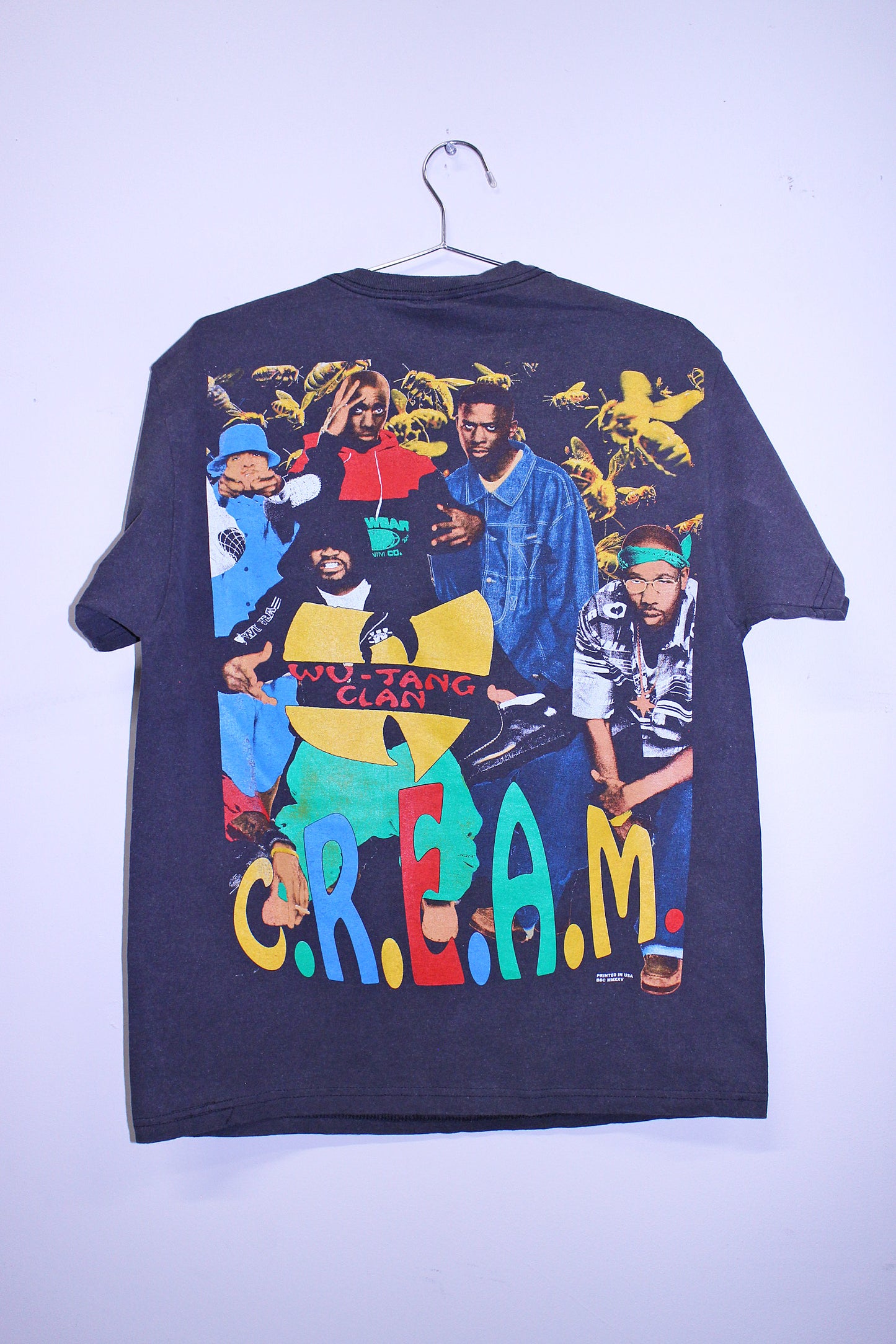 Wu Killa Bees on faded BSC tee (L)