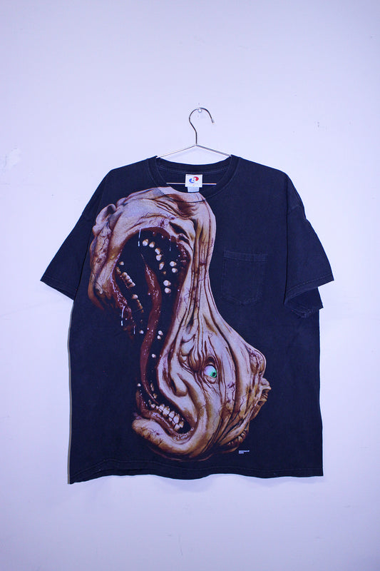 THING on faded hanes tee w/ faded backprint (XL)