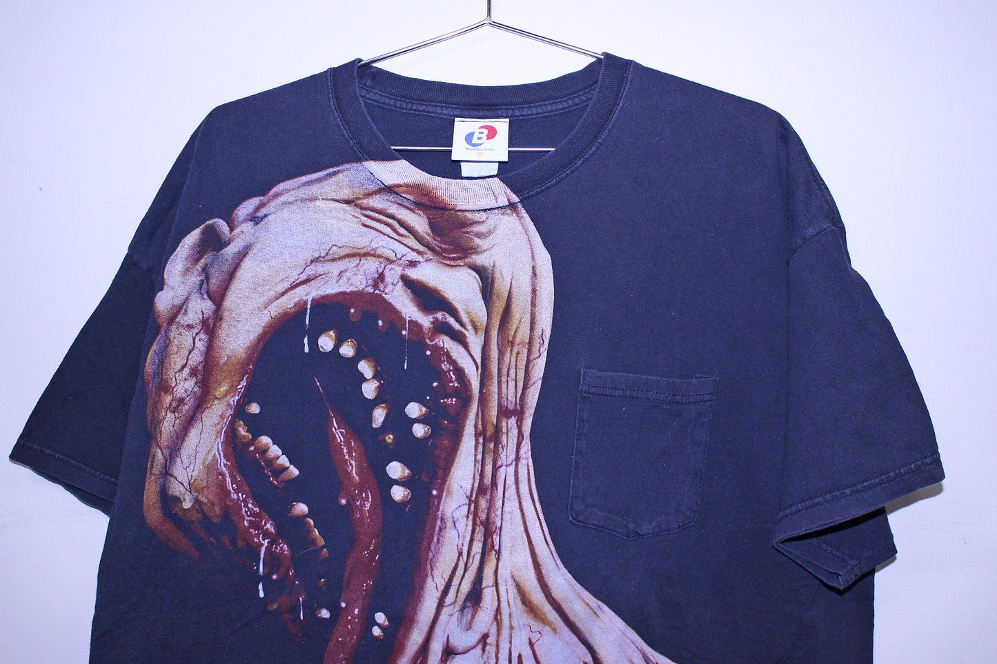 THING on faded hanes tee w/ faded backprint (XL)
