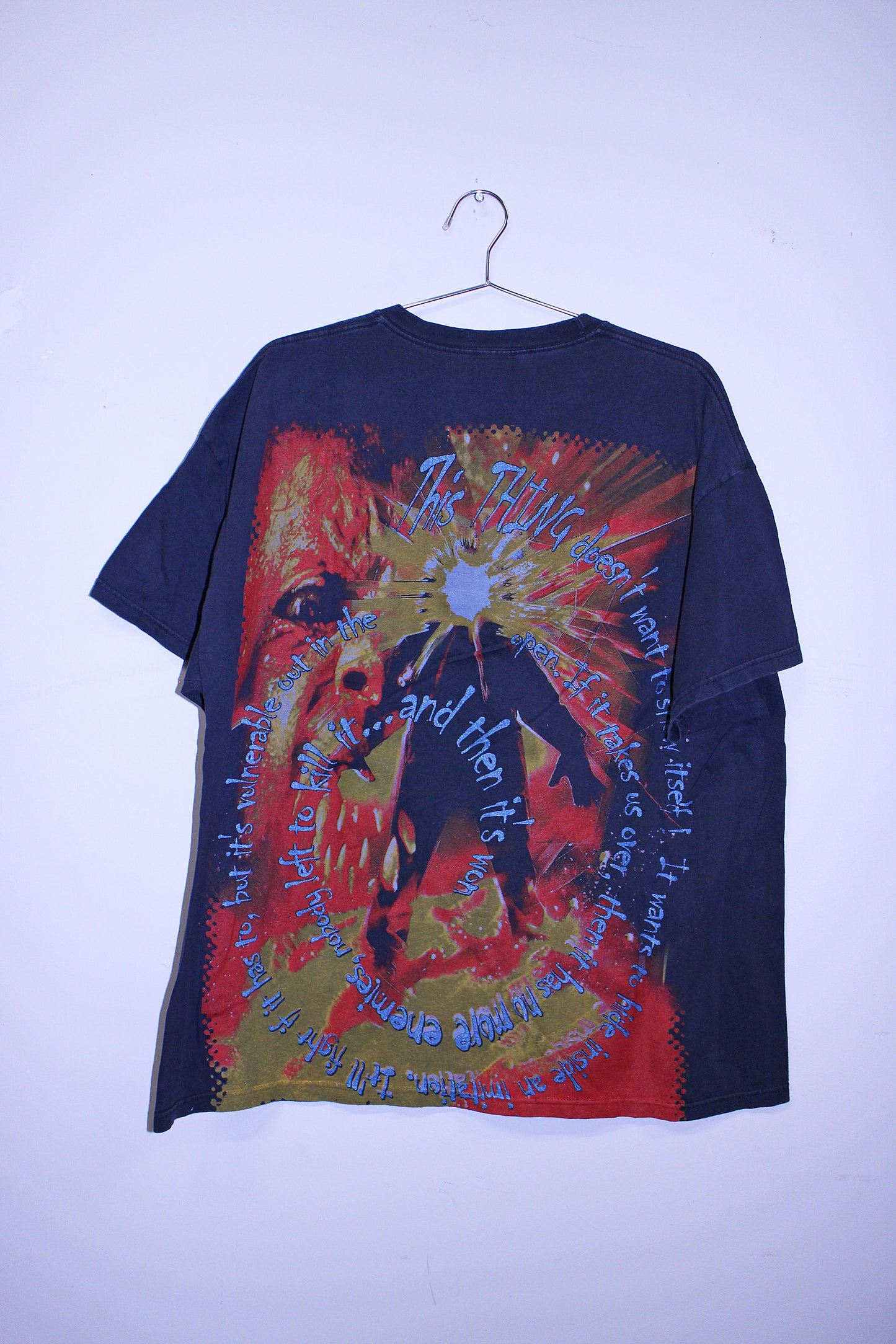 The Thing on faded Hanes tee (XL)