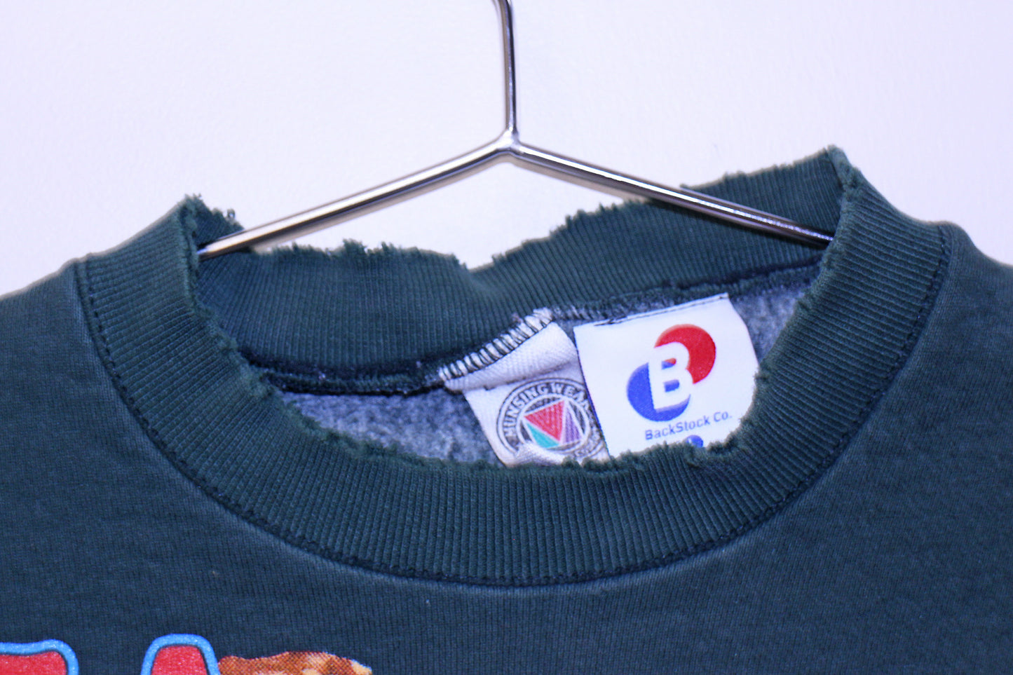 Wu Killa Bees on vintage Munsingwear sweatshirt (L)