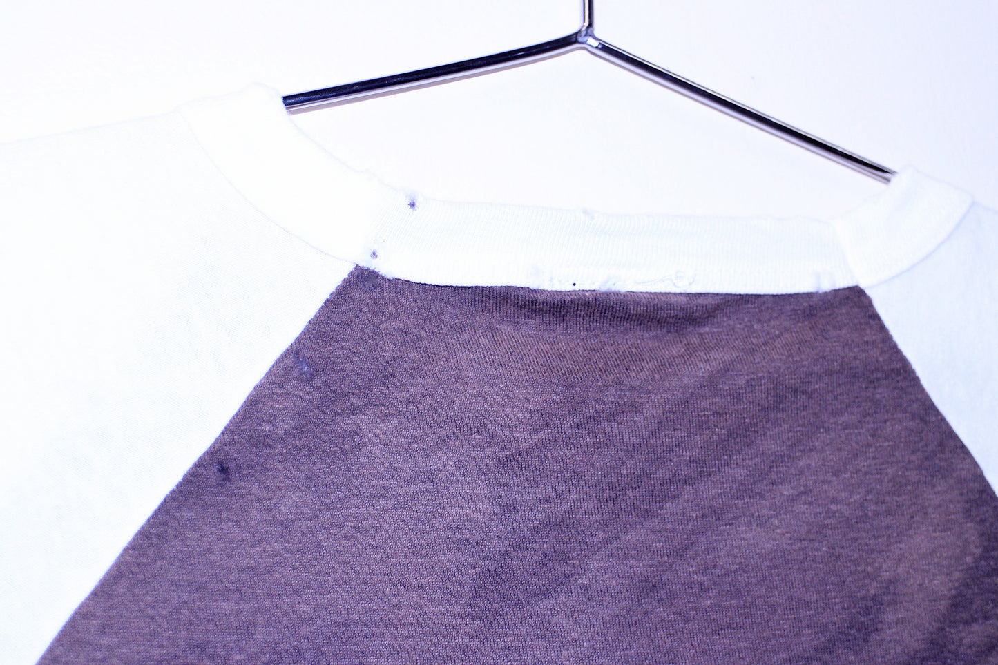 Green Day on faded cut off raglan (L)