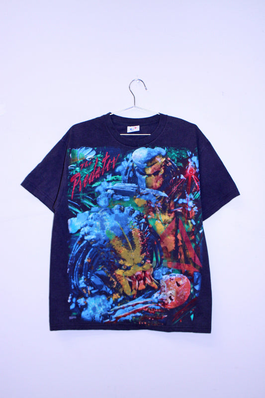 'The Predator' on faded BSC tee (XL)