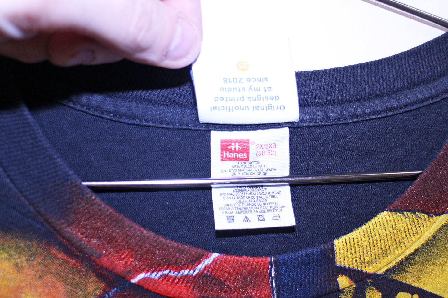 Wu Army on vintage Hanes single stitch pocket tee (XL)