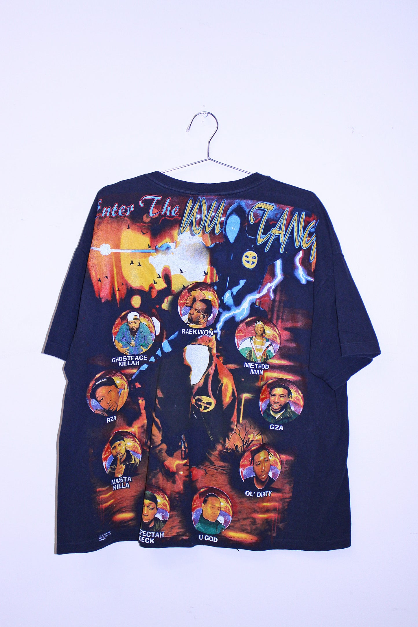 Wu Army on vintage Hanes single stitch pocket tee (XL)