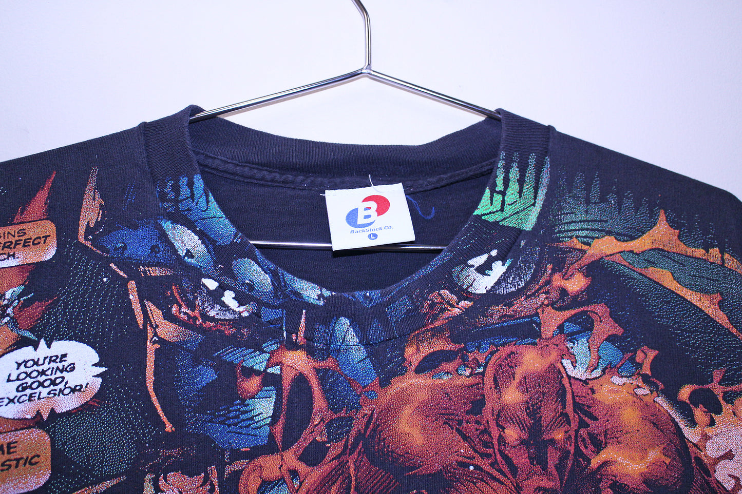 Fantastic 4 on vintage single stitch tee (L)