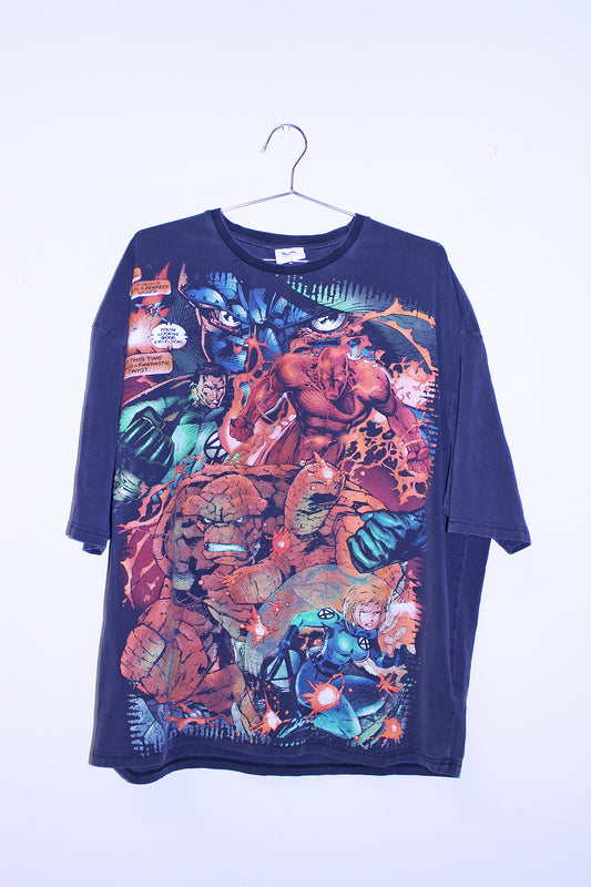 Fantastic 4 on modern faded youngLA tee (XL)