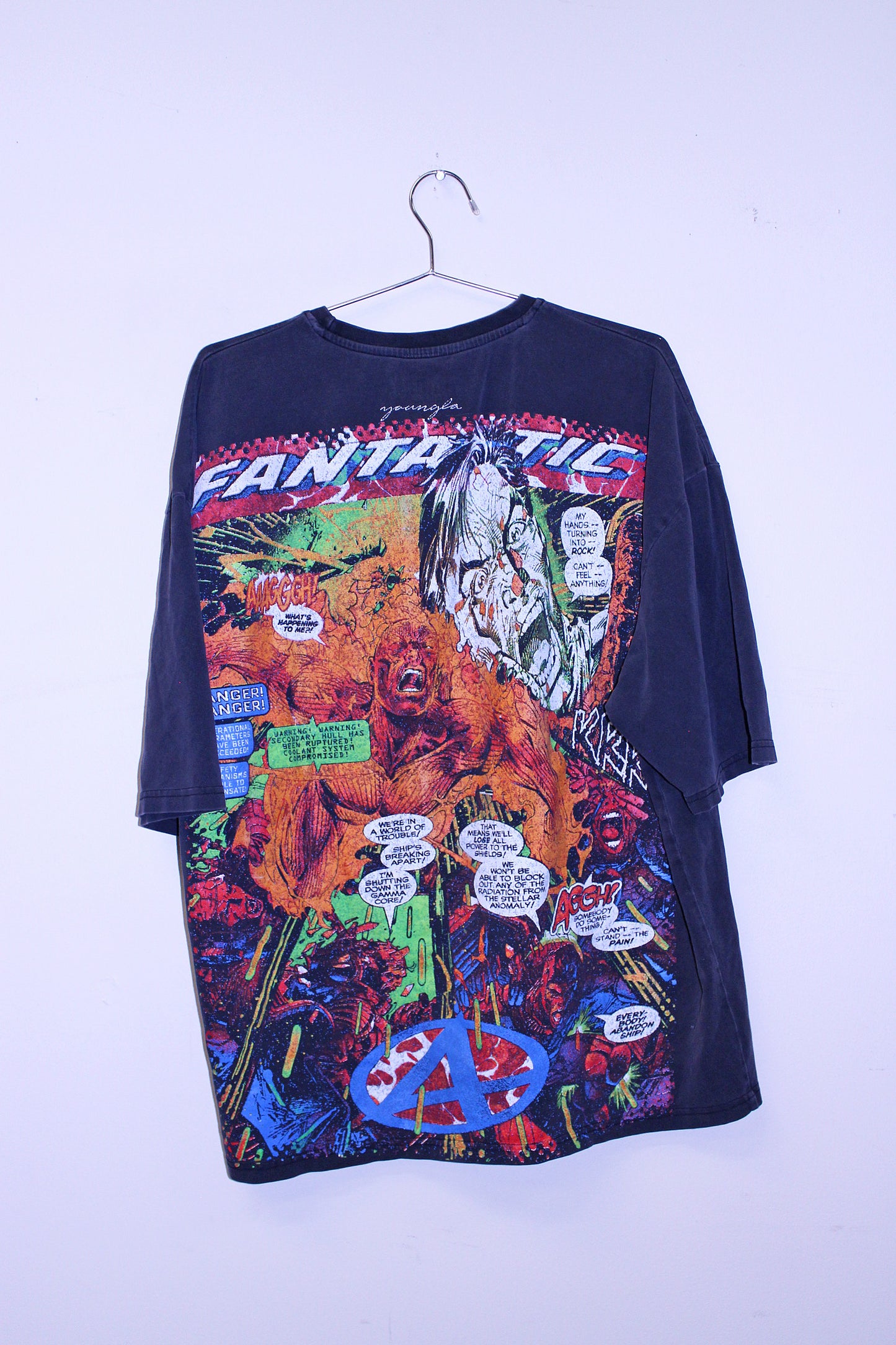 Fantastic 4 on modern faded youngLA tee (XL)