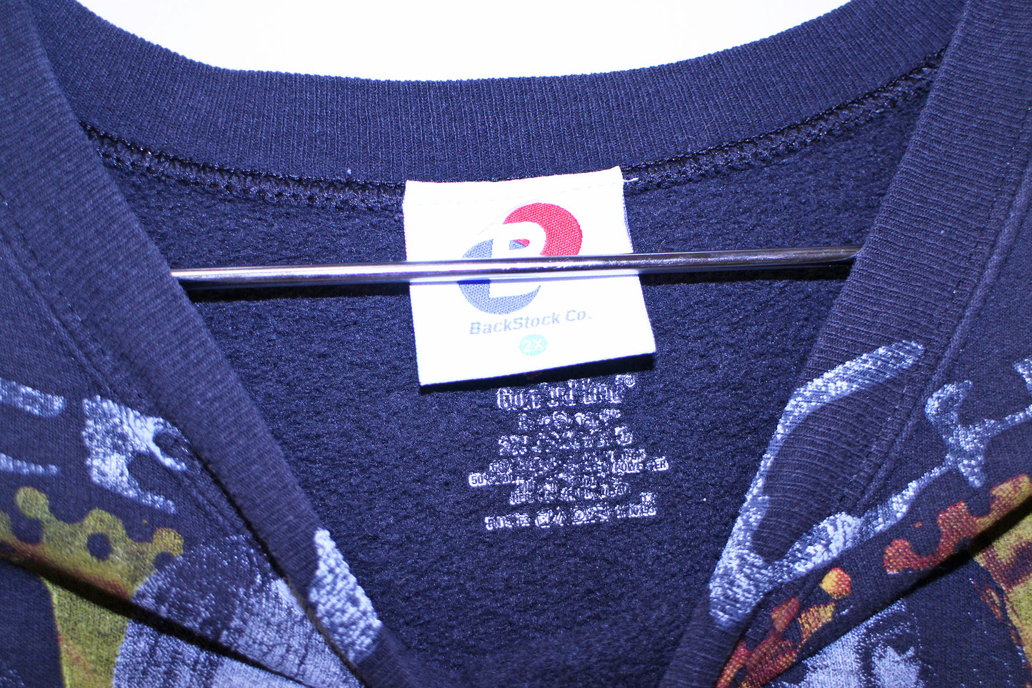 A.I.C on faded & worn 50/50 sweatshirt (XXL)