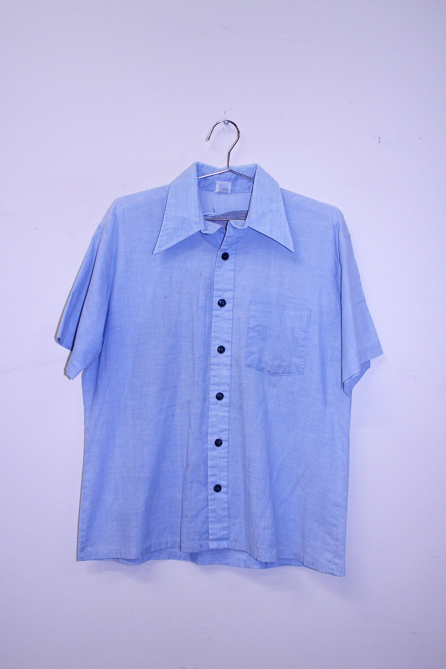 Willie on vintage work wear O.W mens button up
