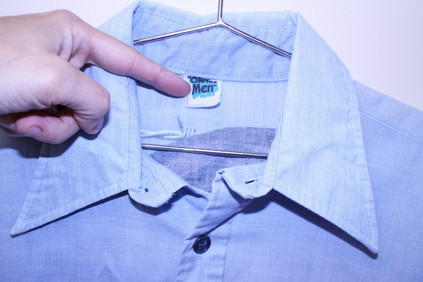 Willie on vintage work wear O.W mens button up