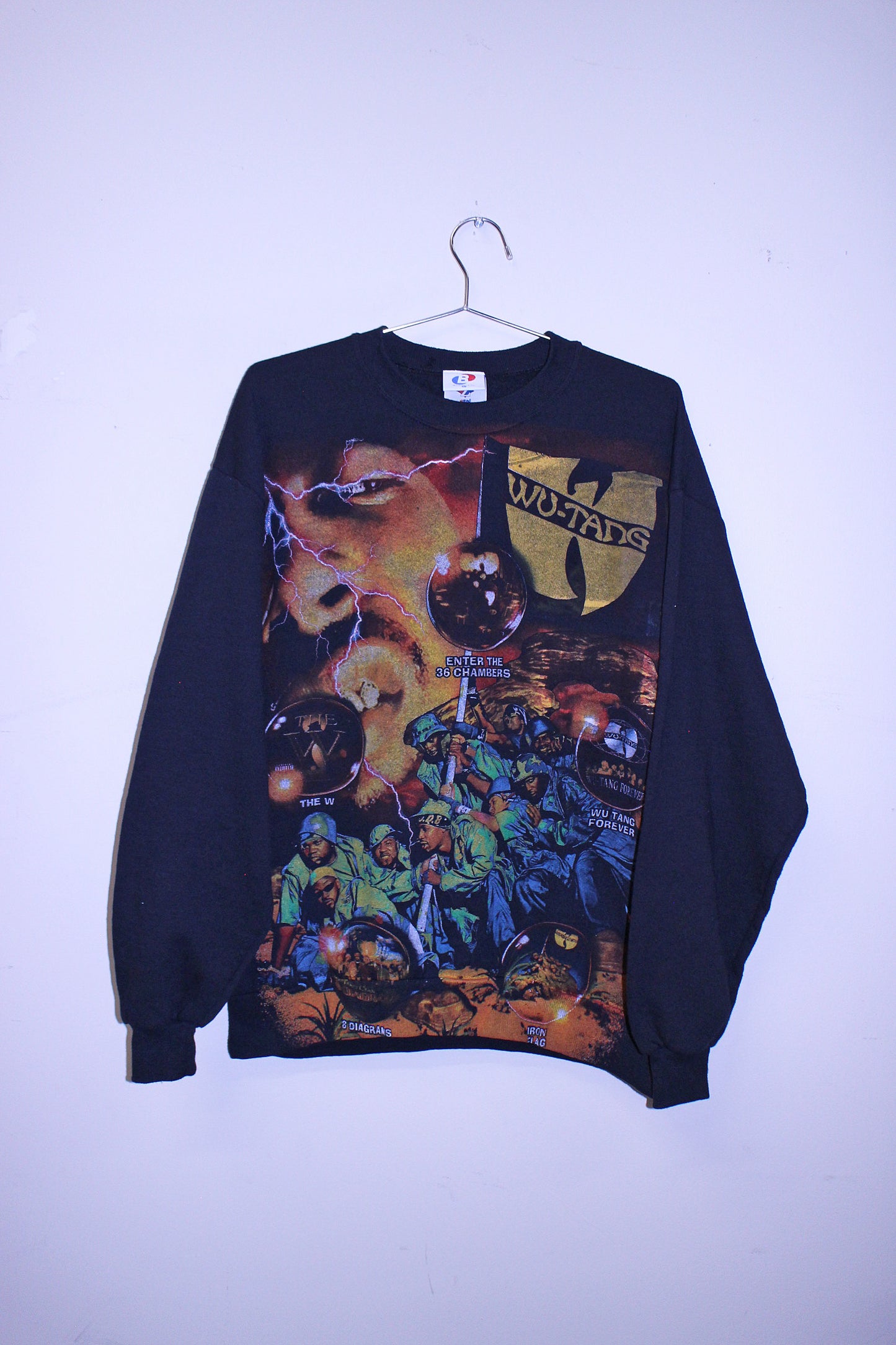 Wu Army on vintage 50/50 sweatshirt (L)