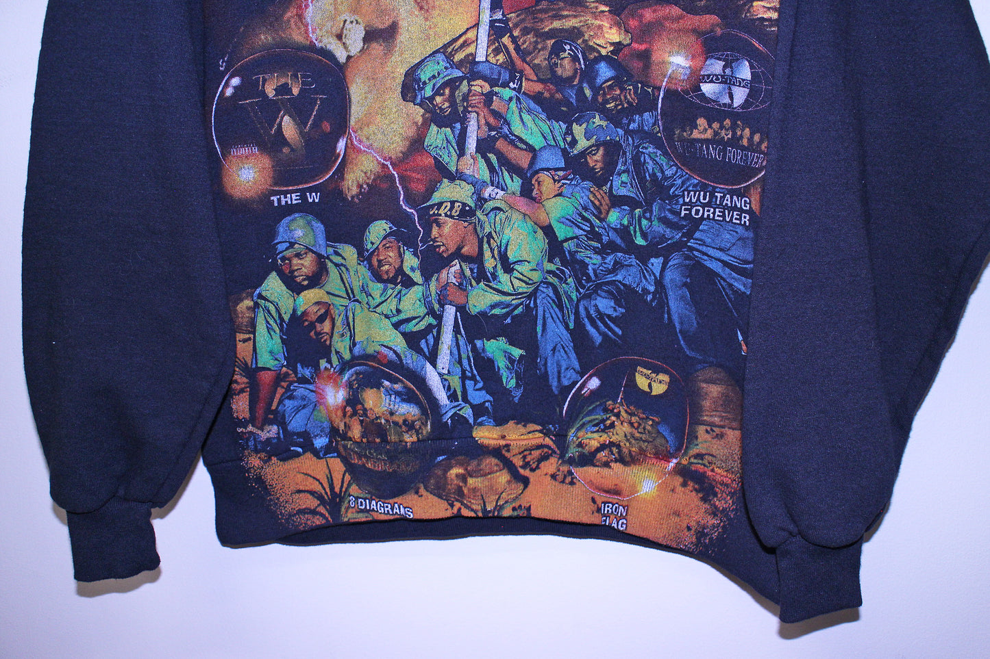 Wu Army on vintage 50/50 sweatshirt (L)