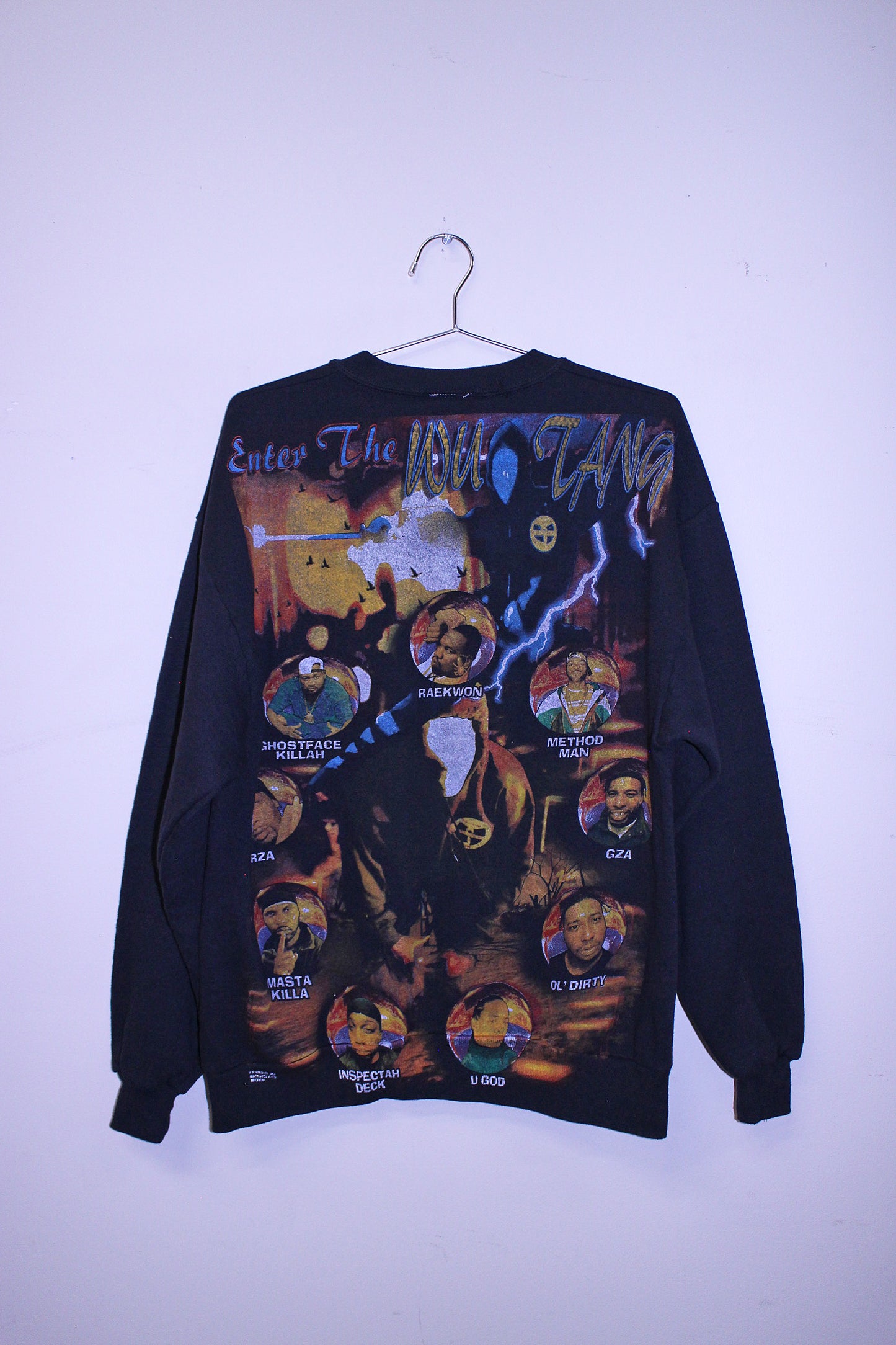 Wu Army on vintage 50/50 sweatshirt (L)