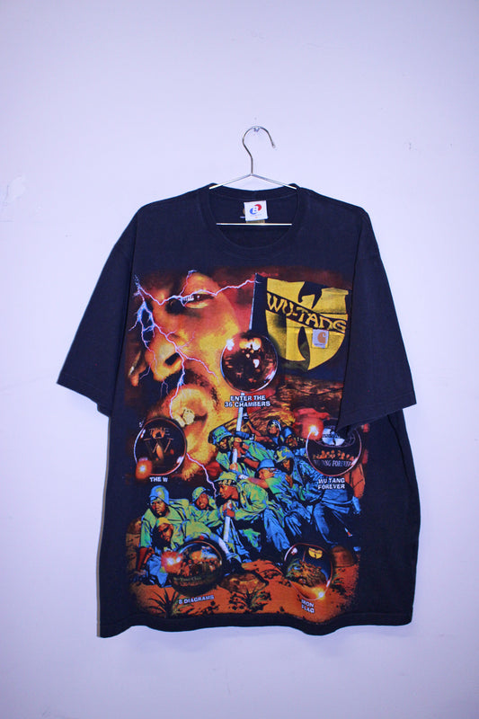 Wu Army on faded Carhartt Pocket Tee (XL)
