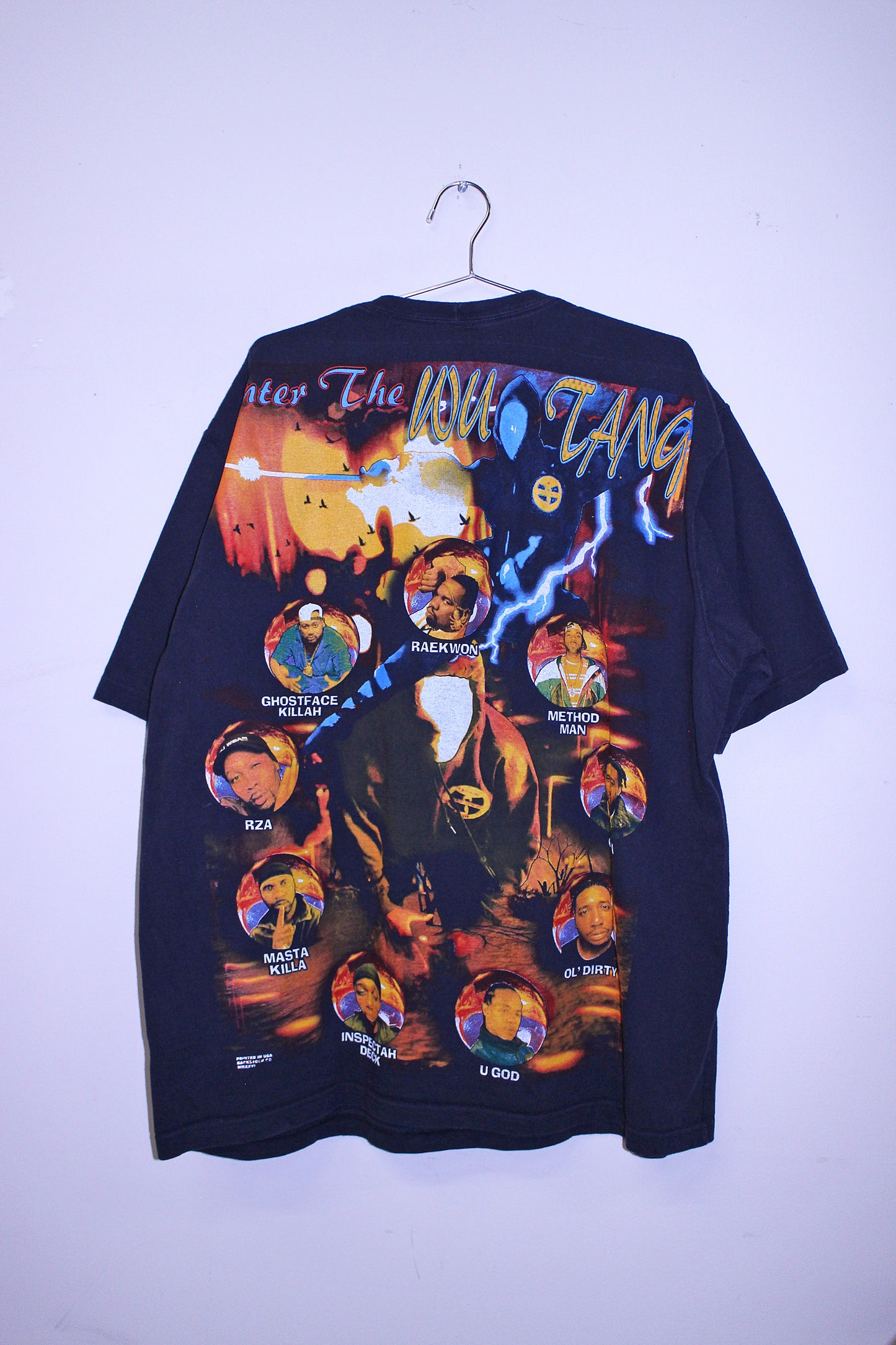 Wu Army on faded Carhartt Pocket Tee (XL)