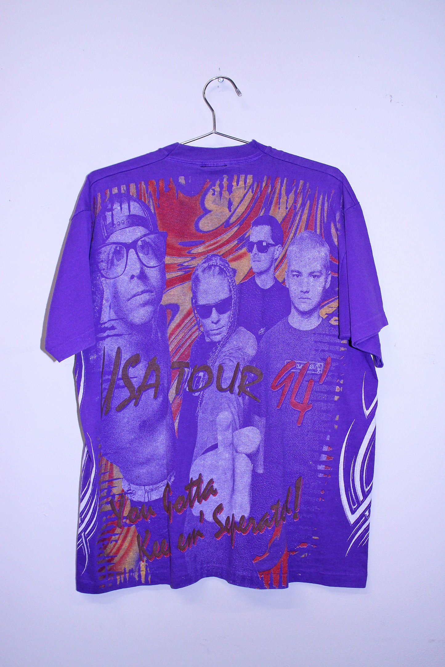 Offspring on vintage FOTL single stitched tee w/ rare side prints