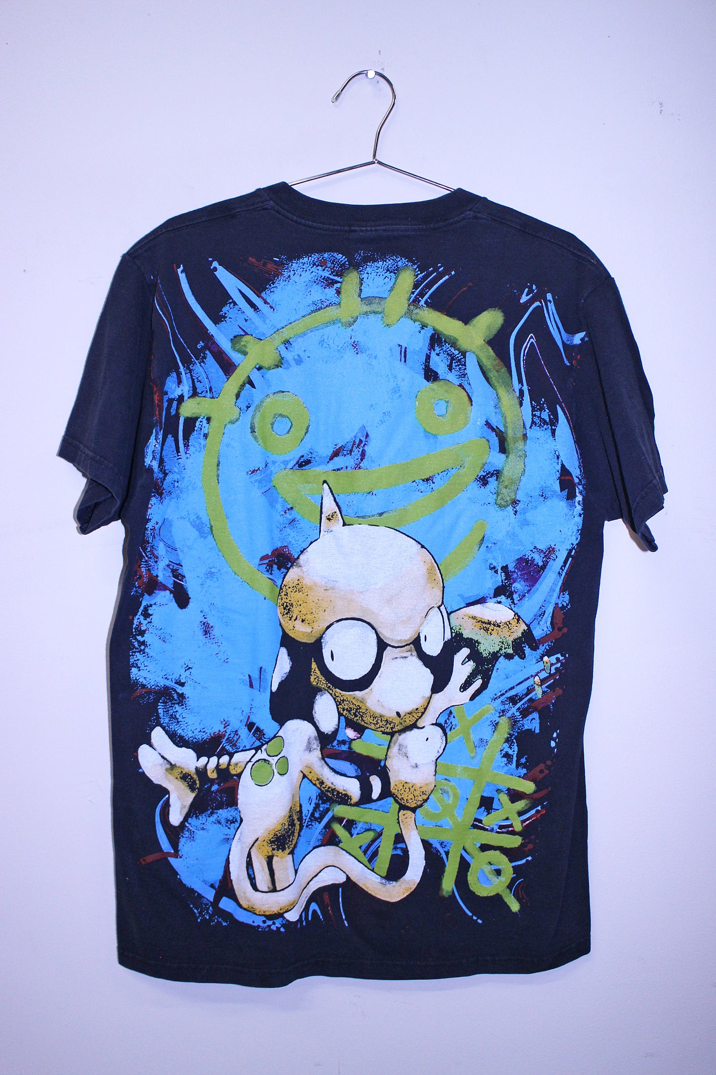 Illustrator Pika on y2k FOTL Heavyweight lightly faded distressed front print tee