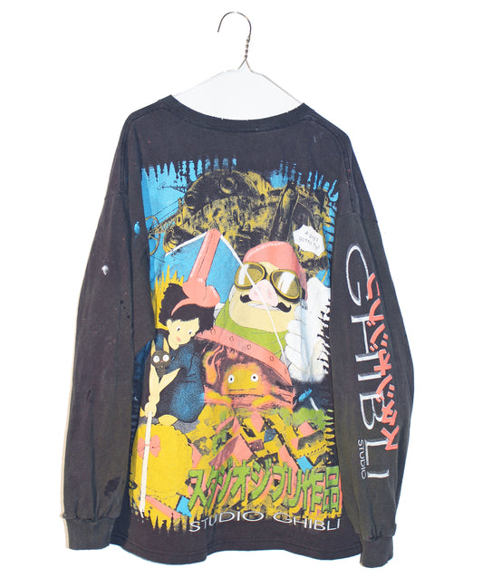 Faded Ghibli Longsleeve Tee (2X)