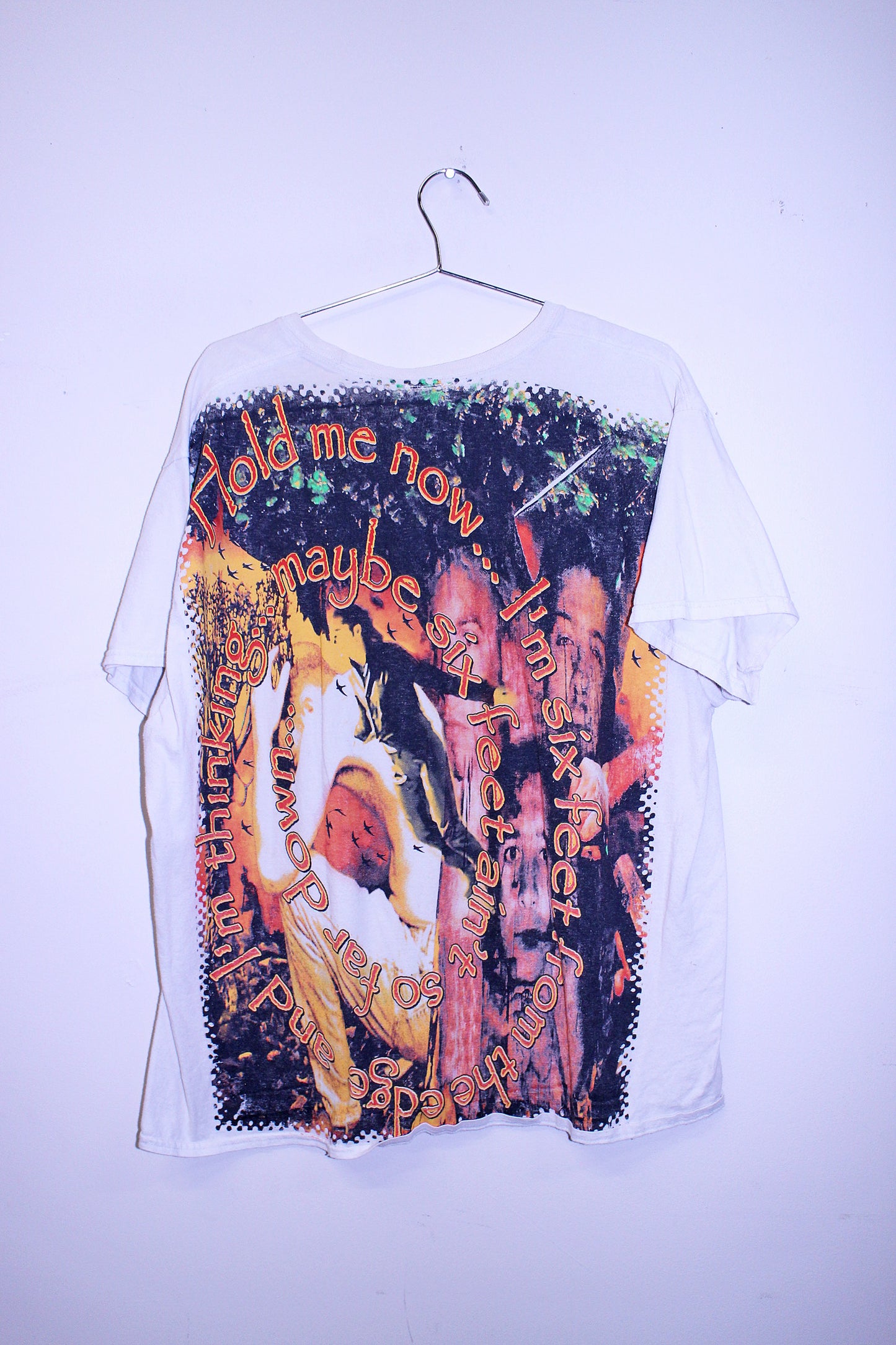 CREED faded print on hanes under tee (XXL)