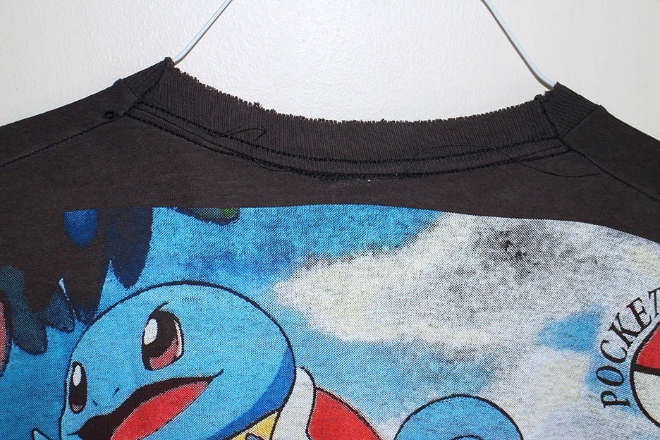 Blastoise on vintage pocket T-shirt (M)