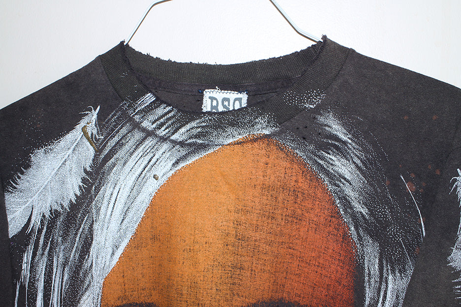 Kurt NIRVANA Faded & Distressed L/S T-shirt (L)