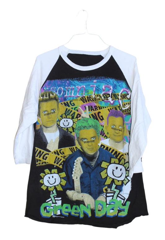 Green Day on Raglan L/S T-Shirt (XL)