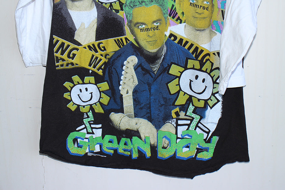 Green Day on Raglan L/S T-Shirt (XL)