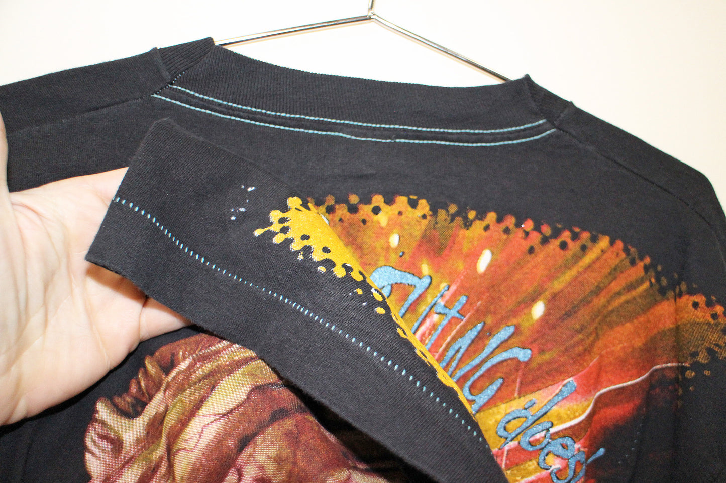 THING on vintage FOTL longsleeve contrast single stitch tee