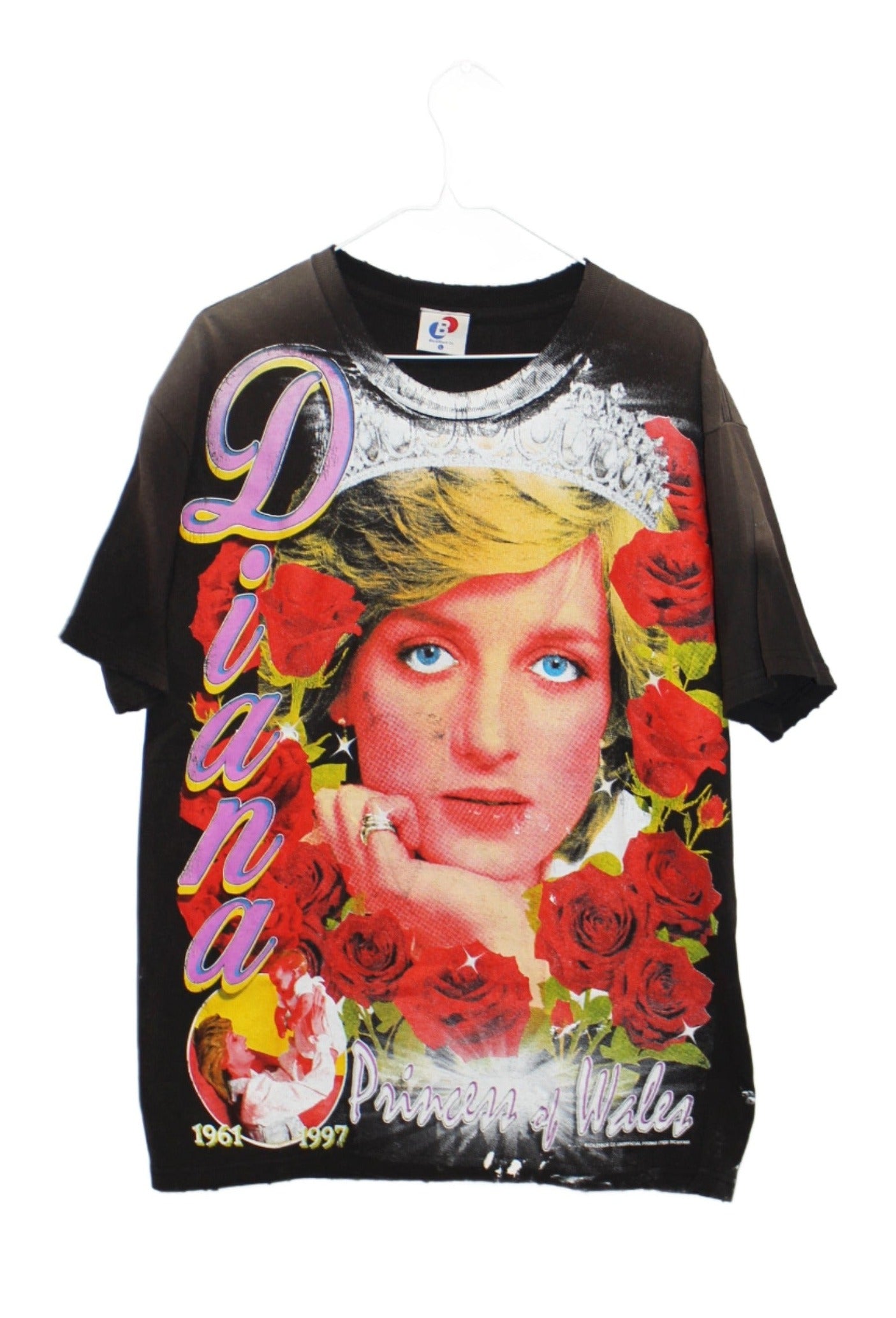 Princess Diana Faded/Distressed Tee (L)