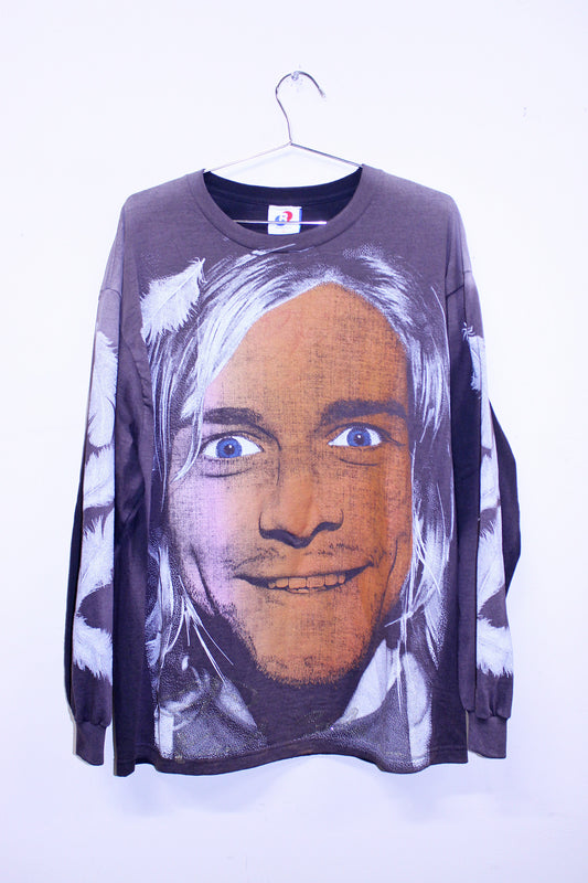 Kurt on BSC sun faded long sleeve tee (XL)