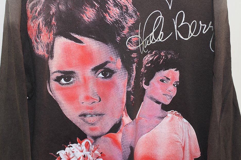 Halle Berry Faded & distressed L/S shirt