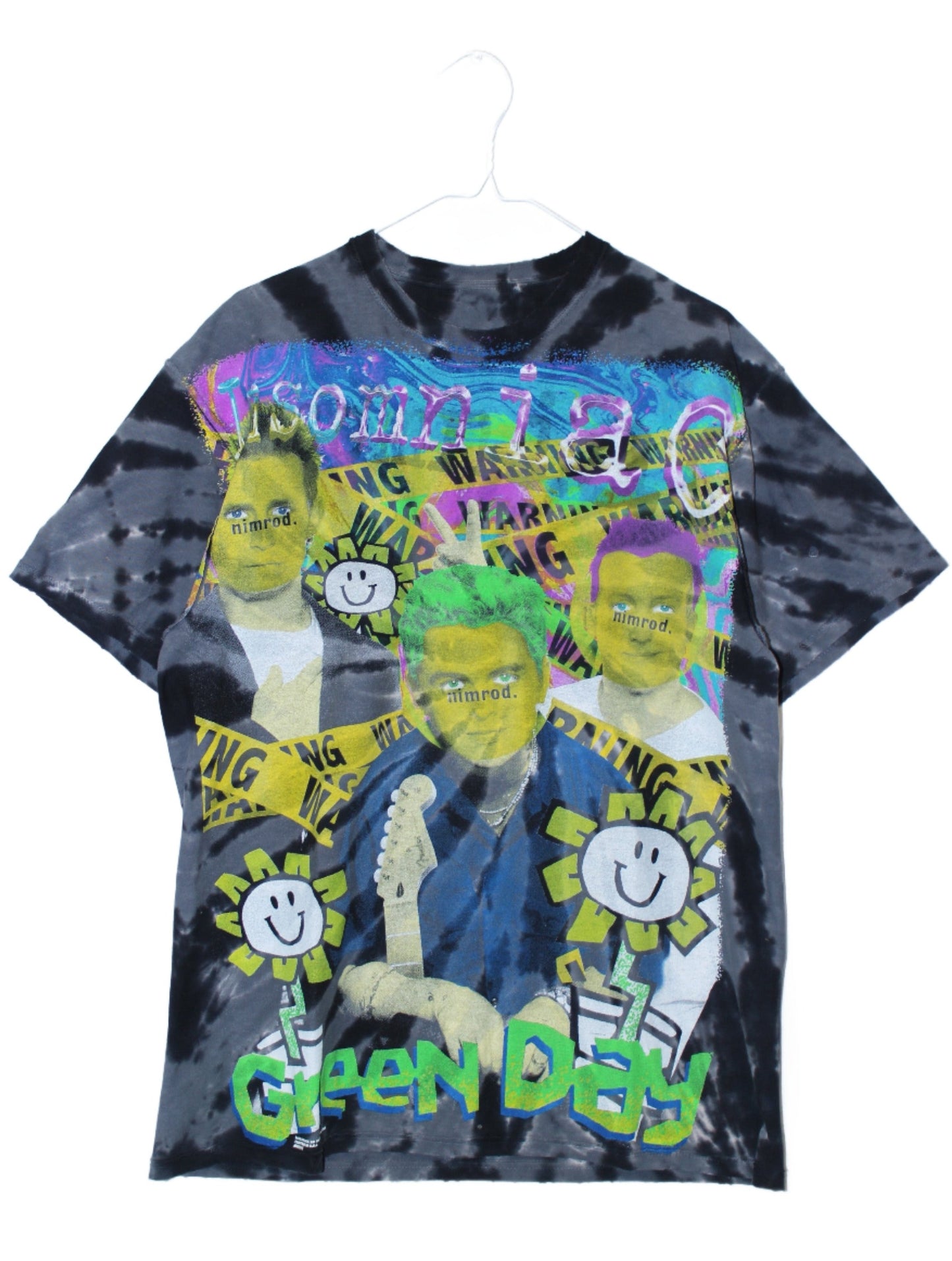 Green Day Tye Dye Inside out Tee (L)