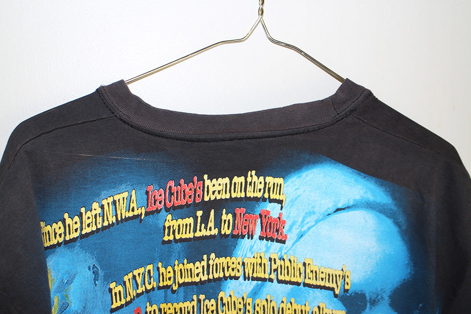 Ice Cube Thin, Faded Hanes Comfortsoft T-shirt (L)